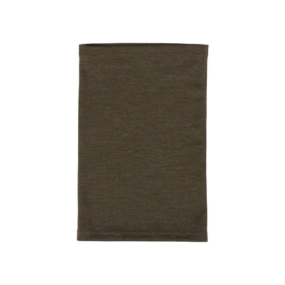 Khaki Green Merino Wool Tube Scarf – One Size